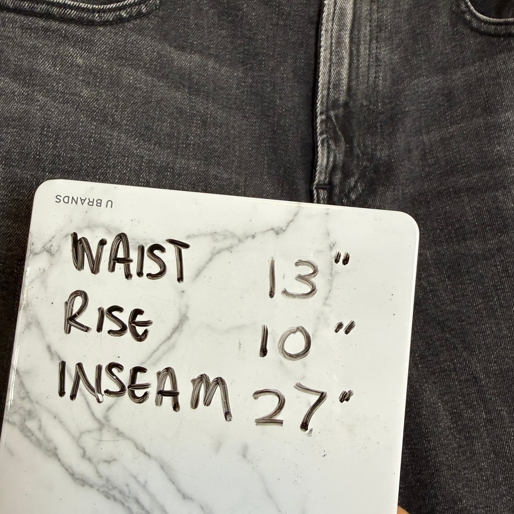 Everlane The Curvy Cheeky Jean Black Wash Denim High Rise Size 28 - Picture 8 of 9